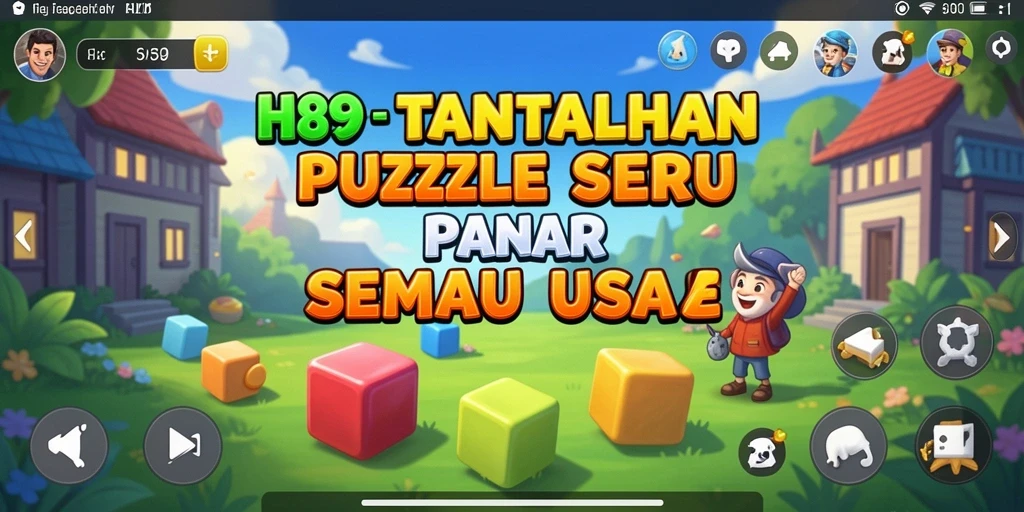 Screenshot H89 menampilkan gameplay yang menarik dan menantang dalam format puzzle.