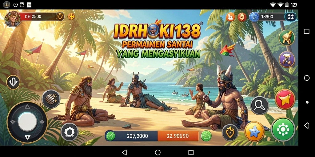 Tampilan gameplay mengasyikkan IDRHOKI138 yang penuh warna.