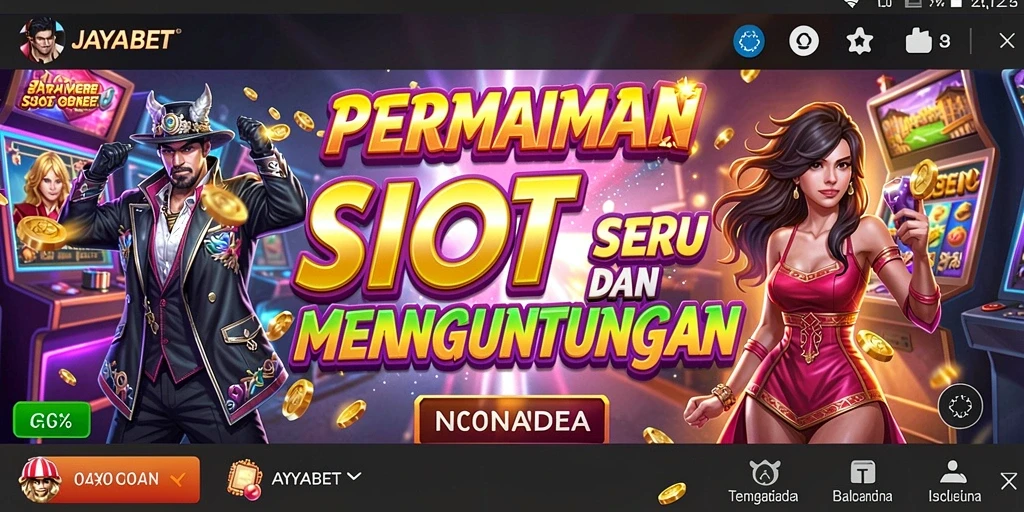 Screenshot gameplay JAYABET menunjukkan aksi putaran Slot yang seru.