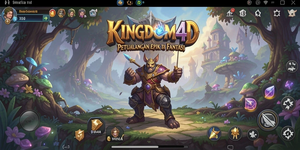 Tangkapan layar KINGDOM4D menampilkan aksi petualangan yang mendebarkan.