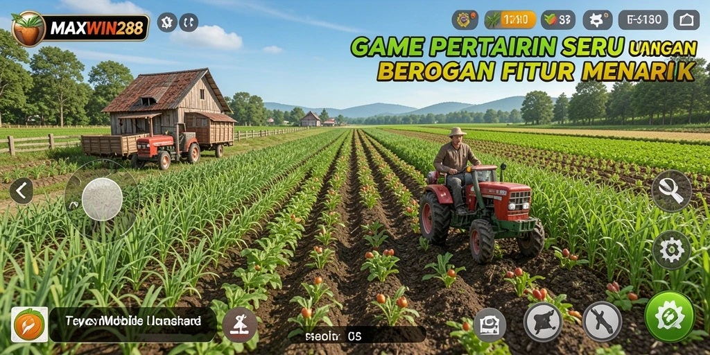 Gameplay menarik dengan berbagai pilihan tanaman dan hewan.