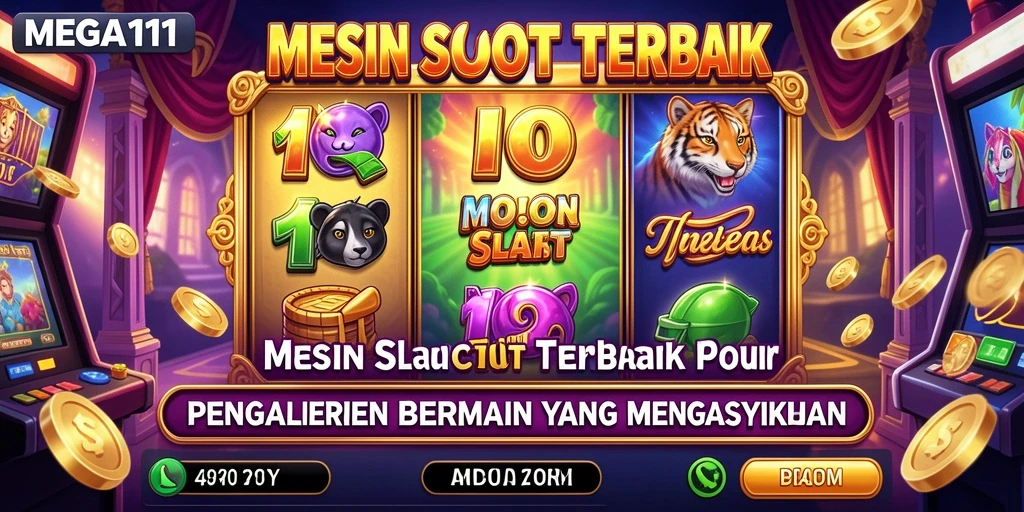 Tampilan menarik gameplay slot MEGA111 yang mengasyikkan.