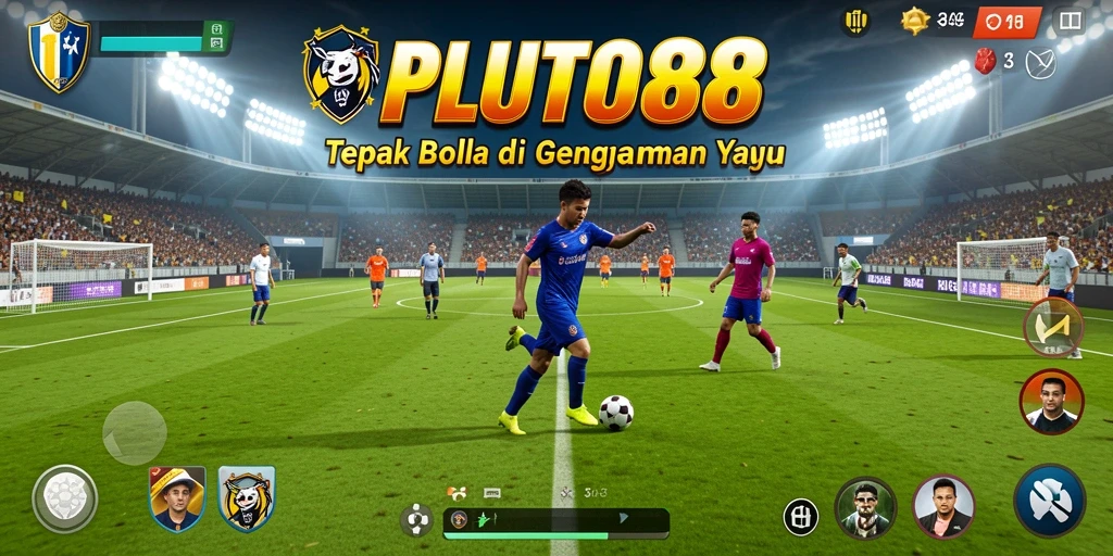 Tampilan gameplay seru dari aplikasi PLUTO88.