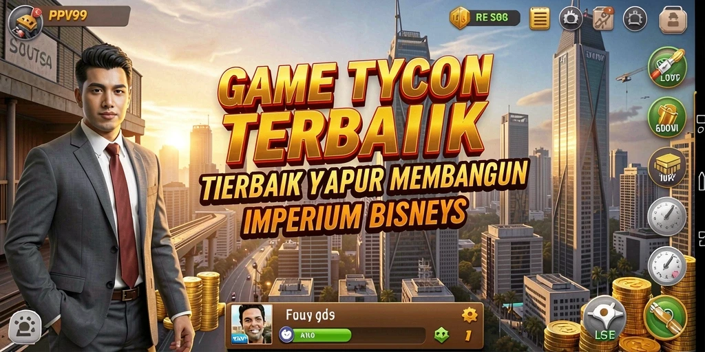 Screenshot PPV99 menampilkan antarmuka game Tycoon yang menarik.