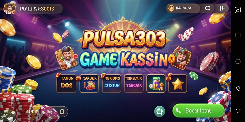 Tampilan menarik gameplay Kasino di PULSA303.