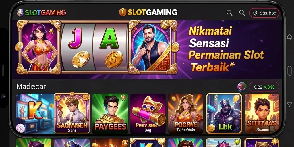 Tampilan gameplay SLOTGAMING yang menarik dan interaktif.