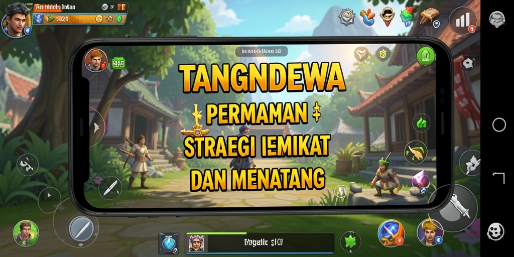 TANGANDEWA menampilkan gameplay strategis yang menarik dan interaktif.